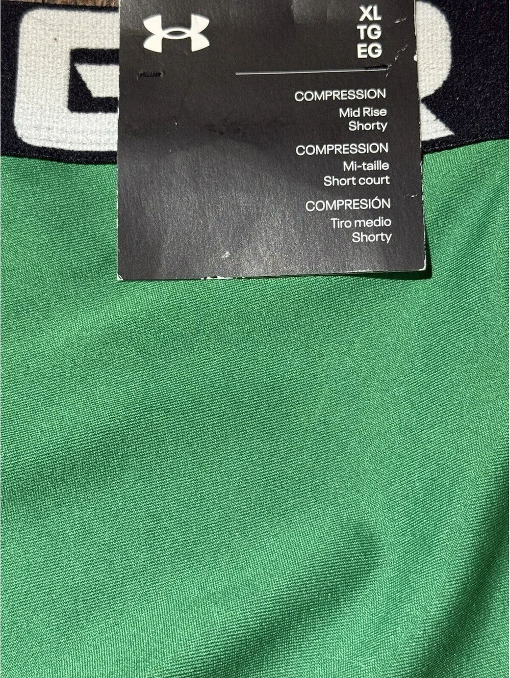 Under Armour Compression Mid Ride Shorty Size XL NWT